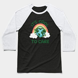 happy funny  earth day 2024 gift april 22 Cute Teacher  Lover Rainbow Baseball T-Shirt